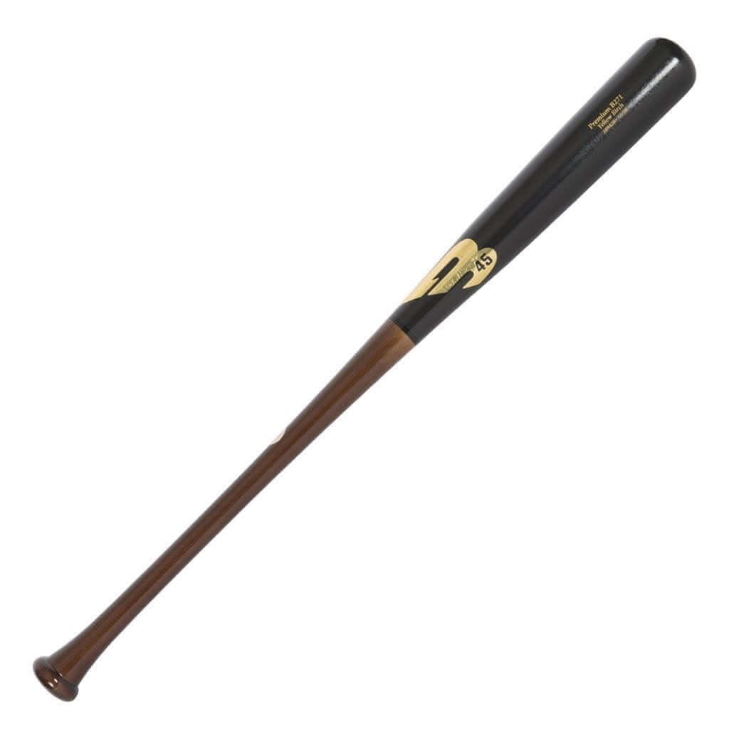 B45 271 Premium Birch Bat with Brown Handle and Black Barrel