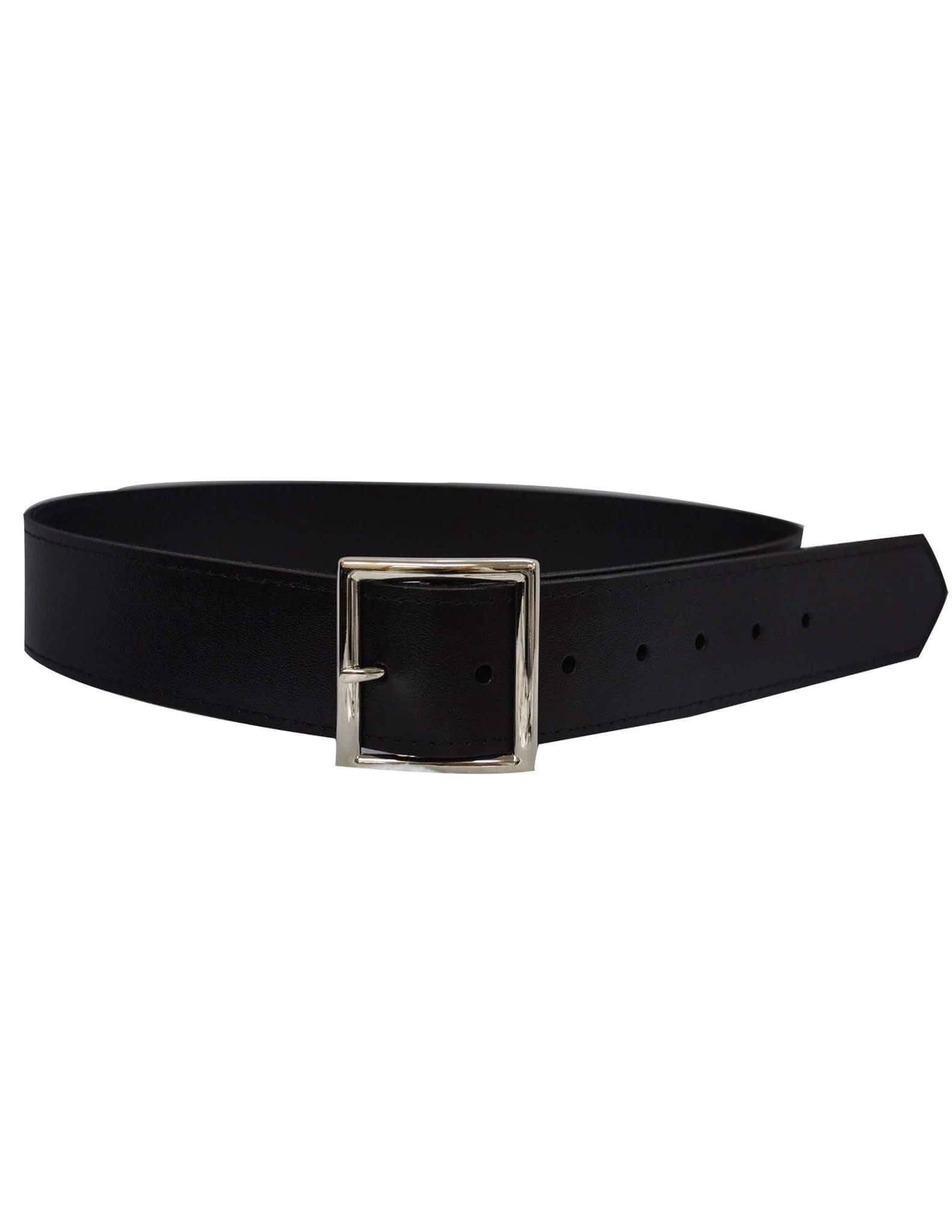 Smitty black leather belt with standard finish, heavy duty, 1 3/4 inch wide, sizes 30-54