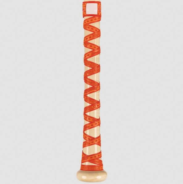 Lizard Skins DSP Ultra X Bat Grip Blaze Orange, 0.5mm thickness, premium adhesive, MLB official, 67 inches long.