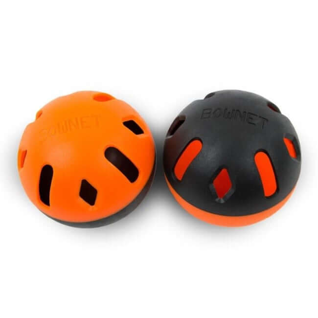 Alt tag for image of Bownet Snap Back Mini Training Balls: Bownet Snap Back Mini Training Balls poly-flex 9-inch collapsible baseballs for training.