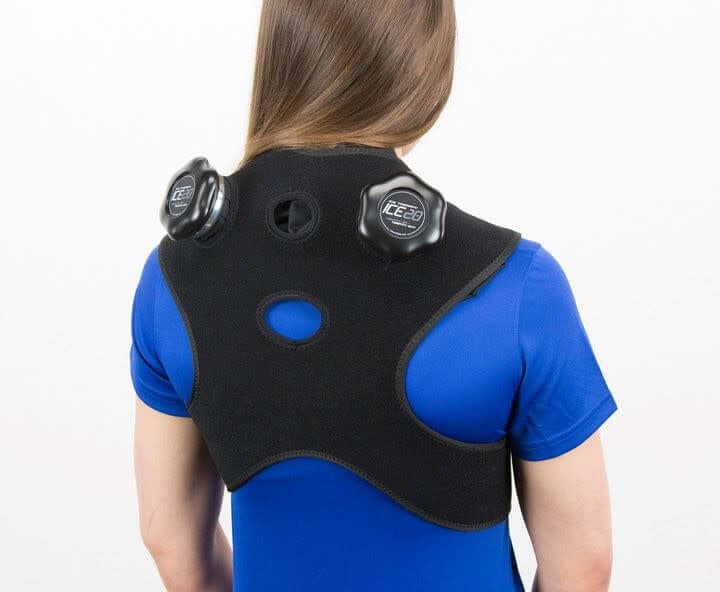Bownet ICE20 Neck Neoprene therapy wrap with adjustable straps