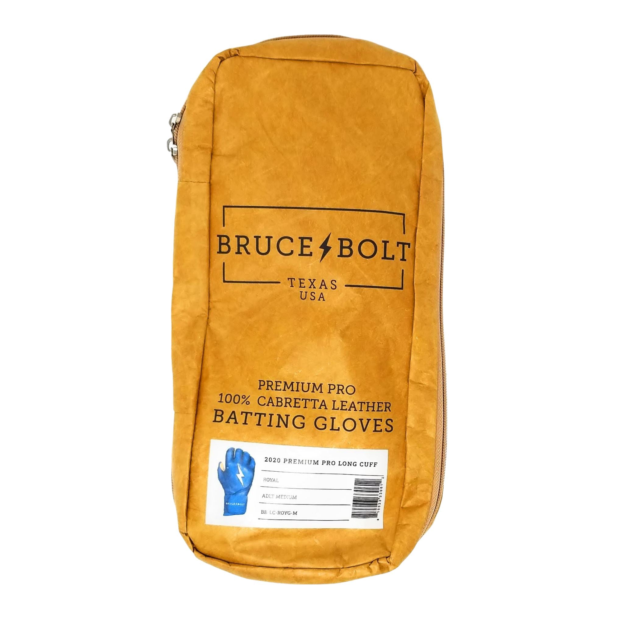 Bruce Bolt Youth Premium Pro Long Cuff Batting Gloves Royal