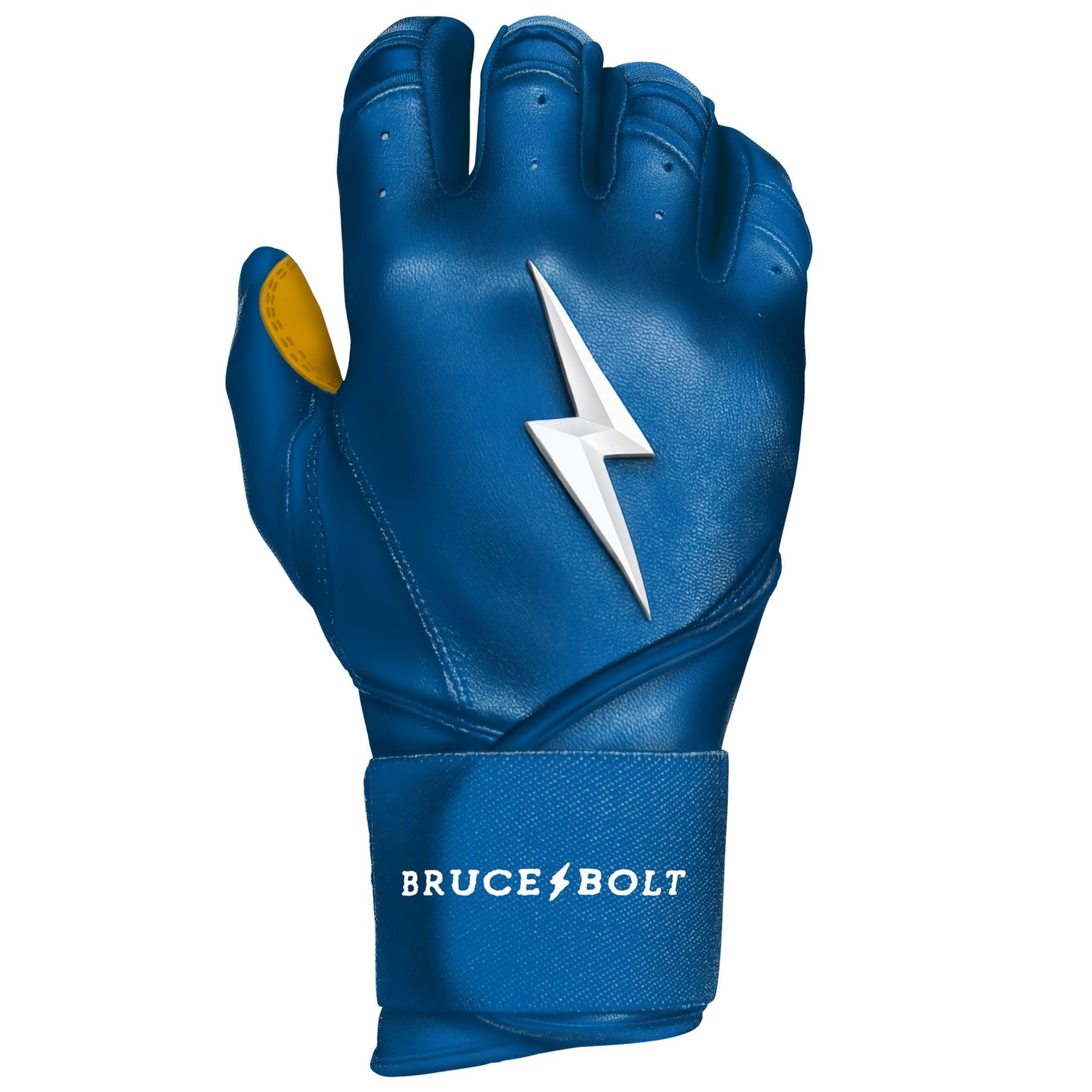 Premium Pro Bader Series Short Cuff Batting Gloves | Baby Blue, Medium
