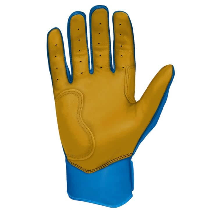 Bruce Bolt Premium Short Cuff Royal Batting Gloves Highest quality, durable 0.9mm Cabretta leather.