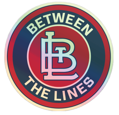BTL Holographic Sticker with Groovy Logo Design