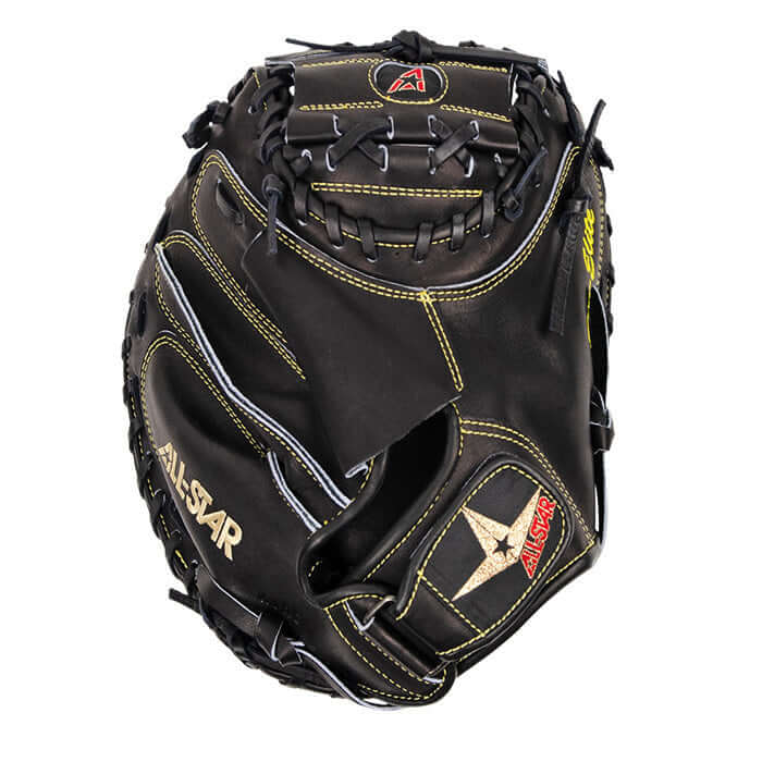 All-Star Pro-Elite Professional Catching Mitt / Solid Black