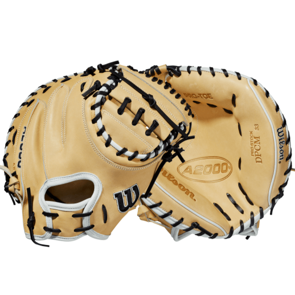 Wilson  A2000  CM33 (C) 33 Blonde/Blonde/Black Catchers Mitt