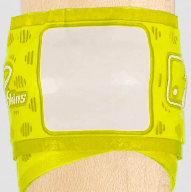 Lizard Skins DSP Ultra X Bat Grip in Neon Yellow, 0.5mm thickness, official MLB grip.