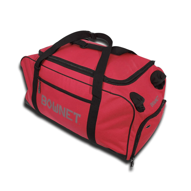 Bownet Team Duffle Bag with Shoulder Straps, 26x13x12, Black