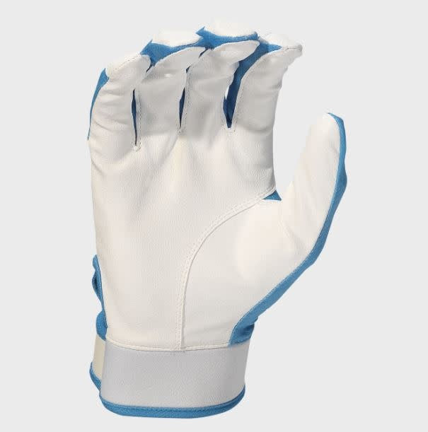 Easton Fundamental Youth Fastpitch Batting Gloves White/Carolina Blue