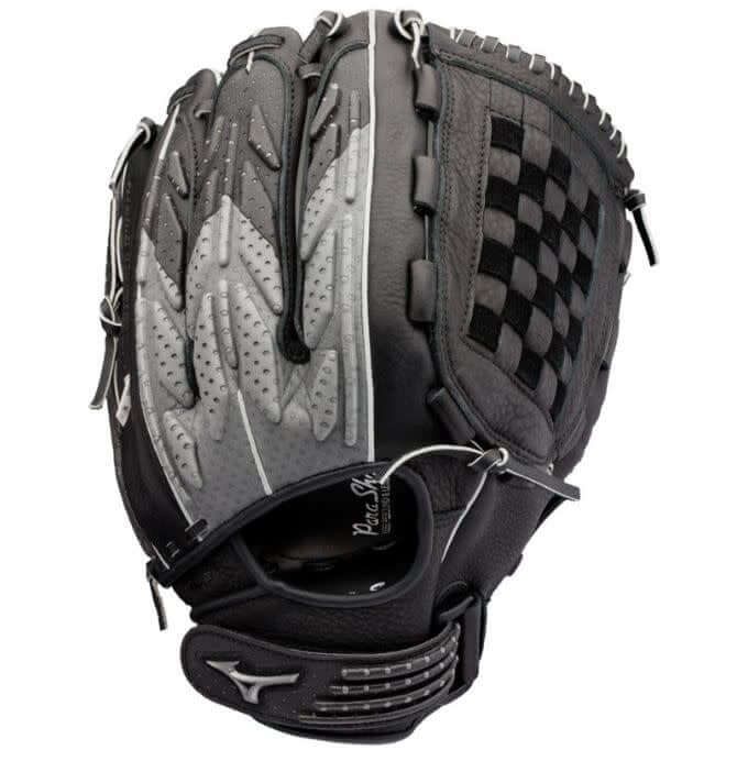 Mizuno GTF1400 Techfire SP 14 RH Black-Silver hybrid construction glove