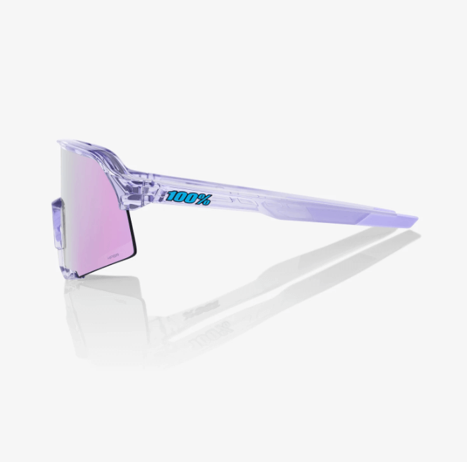 S3 Polished Translucent Lavender Sunglasses with HiPER Lavender Mirror Lens