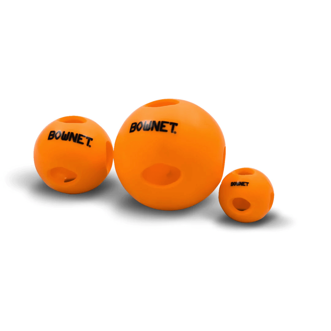 Bownet Hollow Ball Baseball 12 Pk Durable, flexible training balls with hollow core, bright orange color, 12-pack