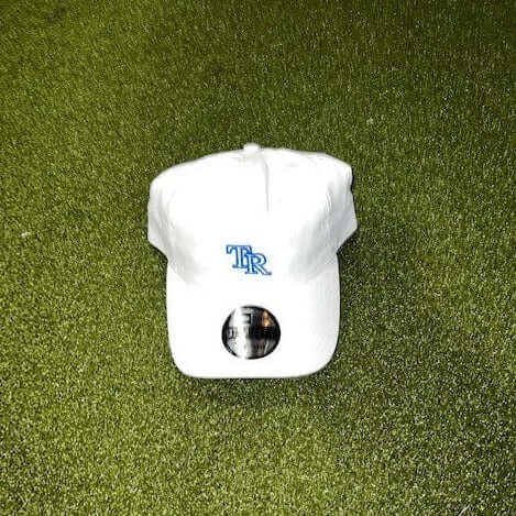 Xtreme Apparel white T-Rex Dad Hat, 100% cotton