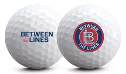 Vice Golf Pro Plus Ball -  Between The Lines Logo (Sleeve of 3)