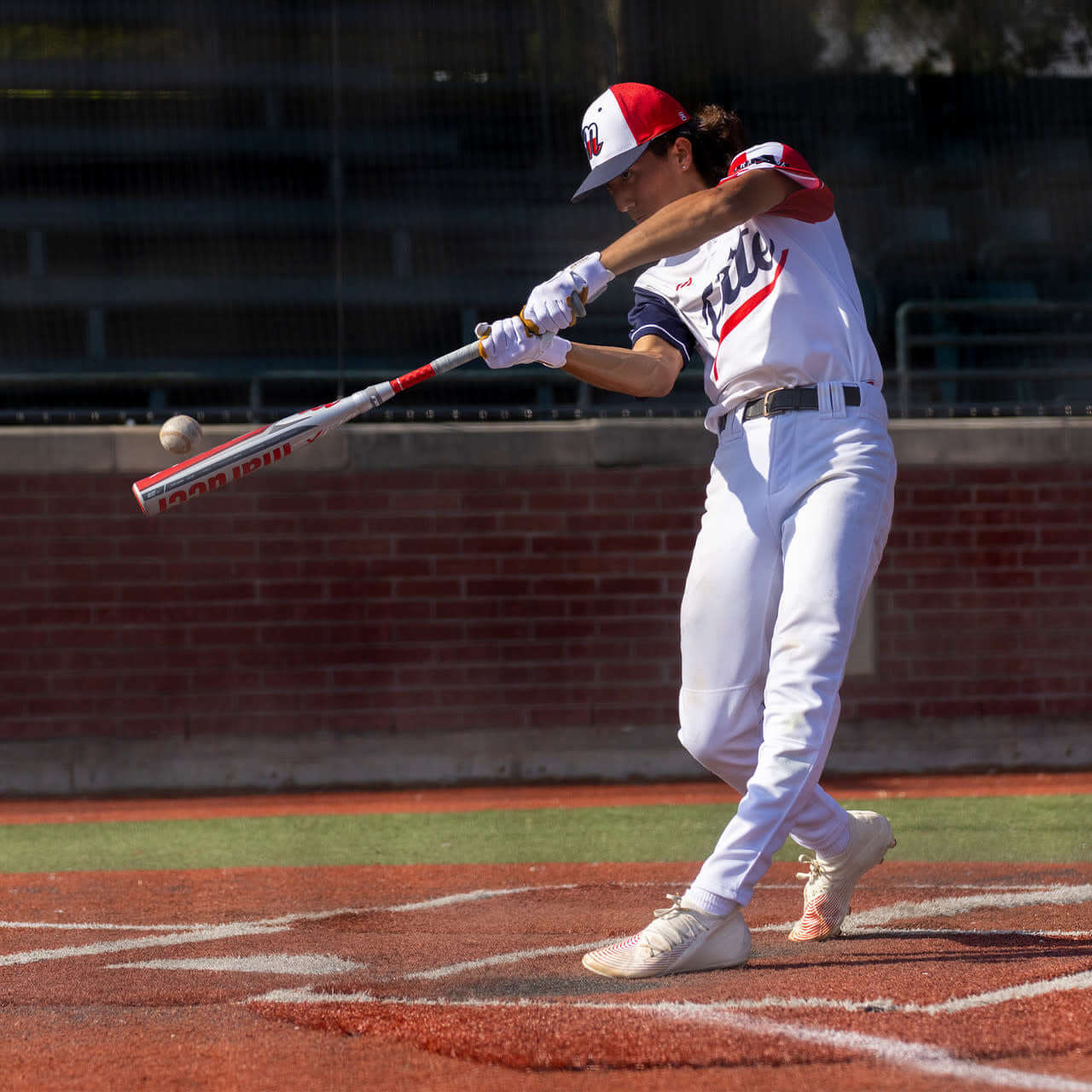 Marucci CATX Composite BBCOR bat with balanced design for faster swing speeds