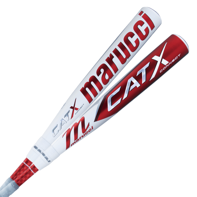 Marucci CATX Connect BBCOR bat with an optimized, end-loaded design for faster swings and a wider sweet spot.