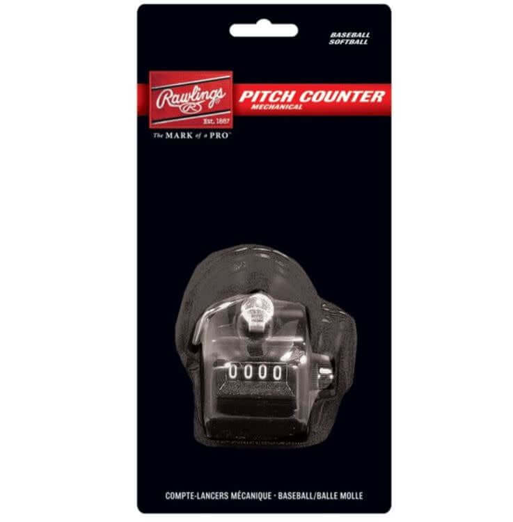 Rawlings Tanners Pitch Counter in chrome plate metal case