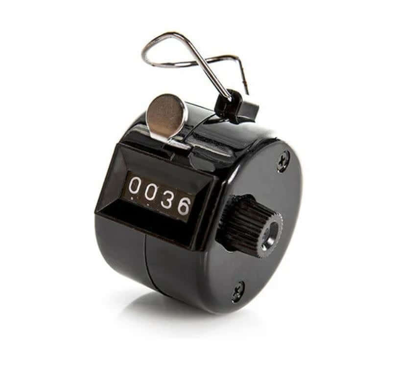 Rawlings Tanners Pitch Counter in chrome plate metal case