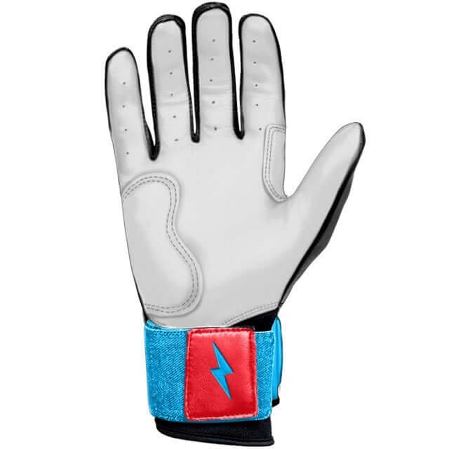 Bruce Bolt Premium Pro Brinson Series Long Cuff Batting Gloves High-quality Cabretta leather, durable and soft.