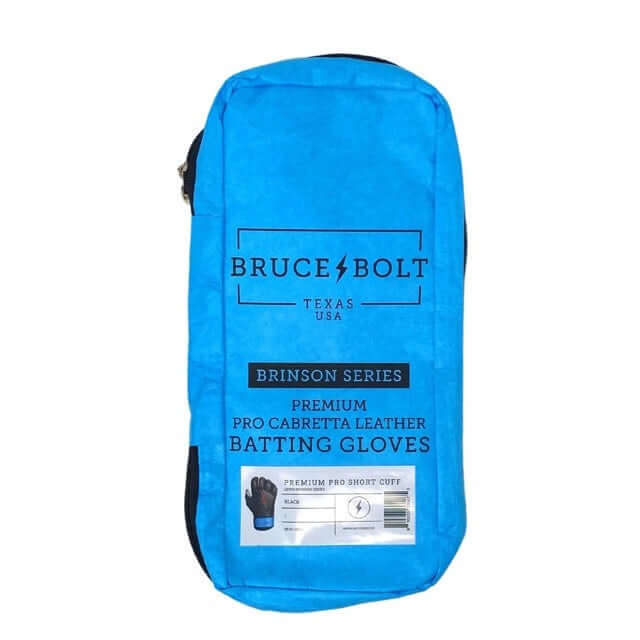 Bruce Bolt Premium Pro Brinson Series Long Cuff Batting Gloves High-quality Cabretta leather, durable and soft.