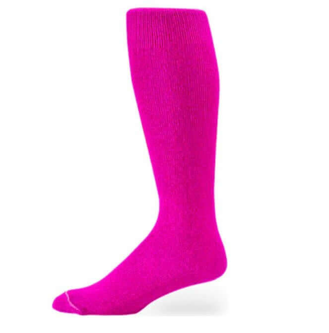 Pro Feet All-Sport Over-the-Calf Socks 7-9, ribbed leg, lightweight, non-cushioned, polyester blend.