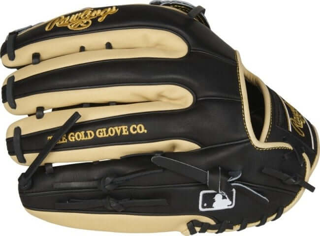Rawlings Heart of the Hide R2G 12.75 in Baseball Glove Right, ultra-premium steer-hide leather, black and camel design