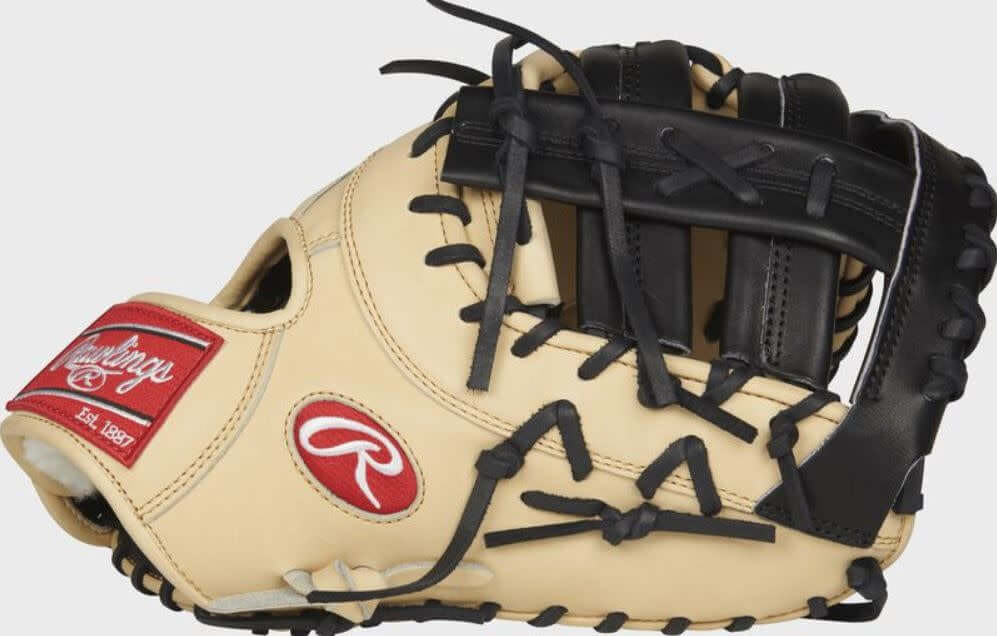 Rawlings Pro Preferred 13 in DDL Bar Web glove in camel and black