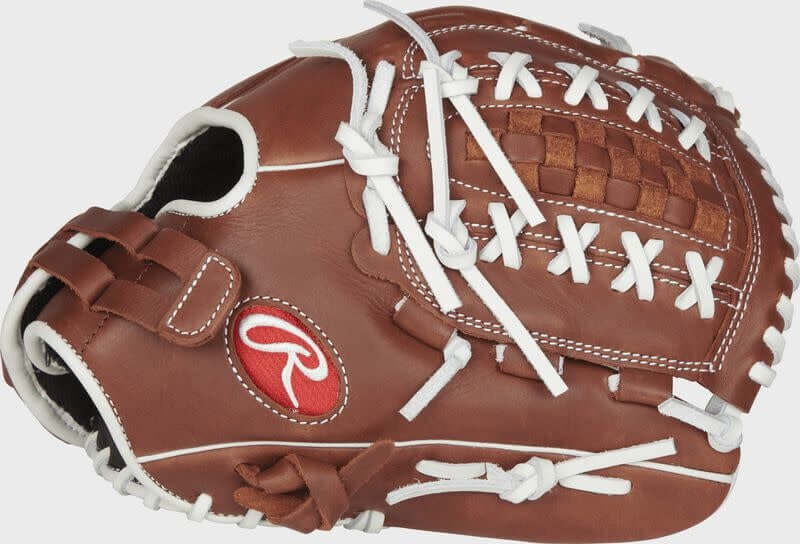 Rawlings R9 Softball 12IN glove, game-ready all-leather shell