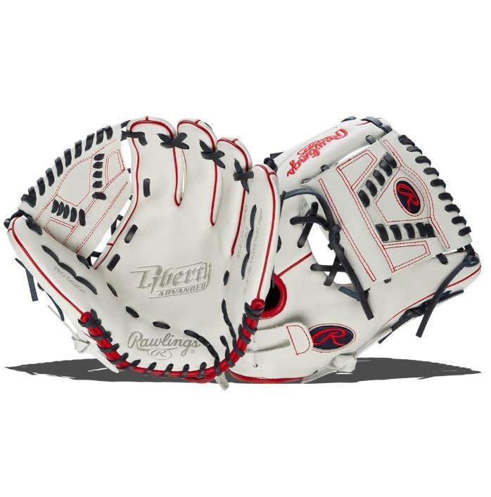 Rawlings Liberty Advanced Series FP P/INF/OF Pull Strap/LCD 1 Piece Solid LHT 12"