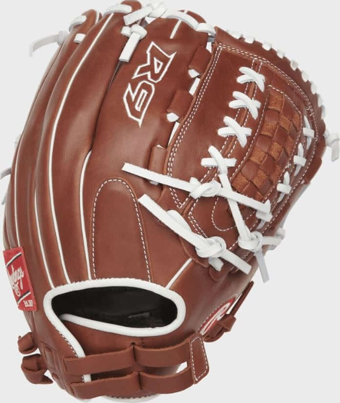 Rawlings R9 Softball Glove, 12.5 inch, all-leather, game-ready