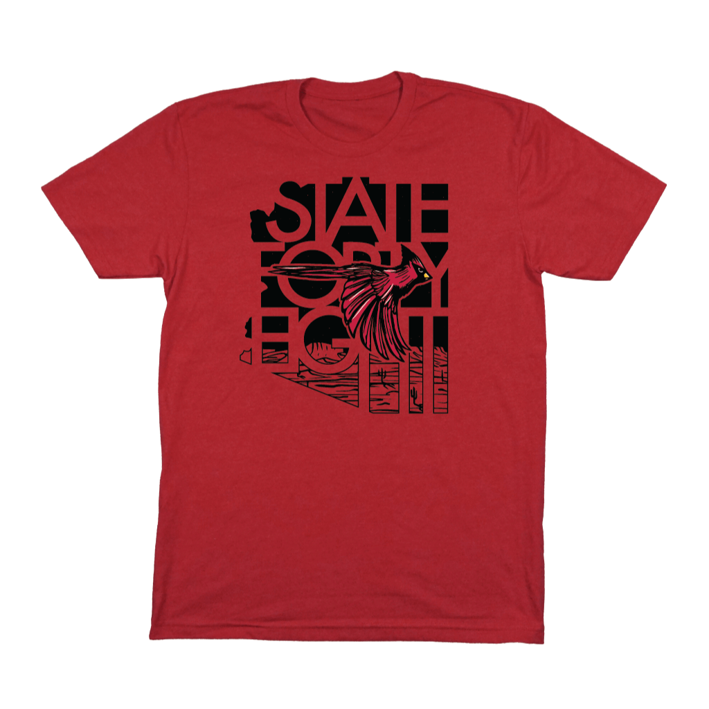 State Forty Eight Mens Bird City Red Crew