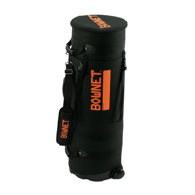 Bownet Travel Tube XL with wheels, 12-inch diameter, adjustable 36-48 inches