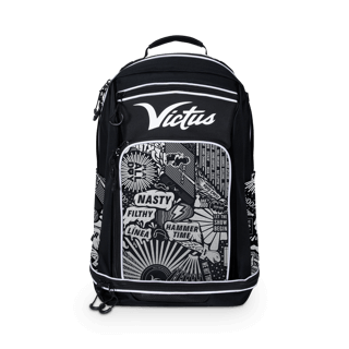 External bat sleeves with plastic clips on Victus DNA Bat Pack Black/Nox