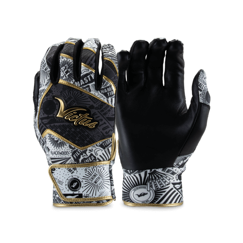 Victus Nox Batting Glove - Black/Gold