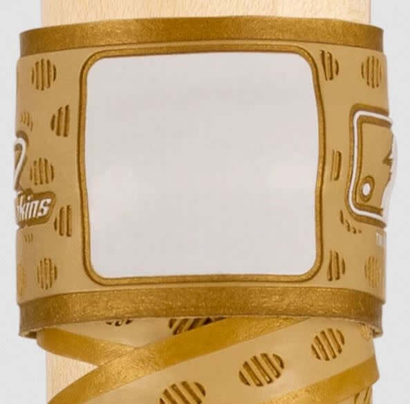 Lizard Skins DSP Ultra X Bat Grip in Vegas Gold, 0.5mm thickness