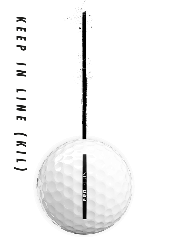 Vice Golf Pro Plus Ball Between The Lines Logo Dozen