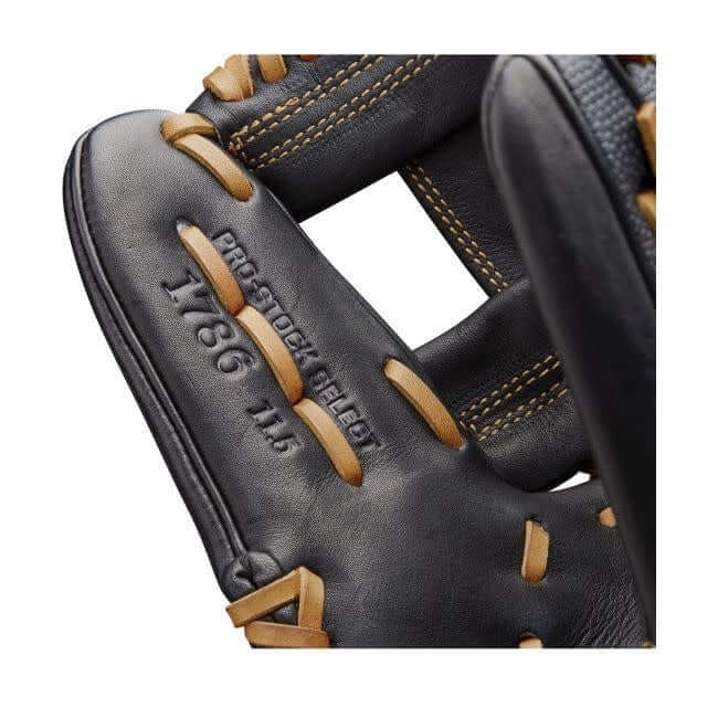 Wilson  A2K 1786 w/SuperSkin  (IF) 11.5 Black/Black SS/Saddle Tan