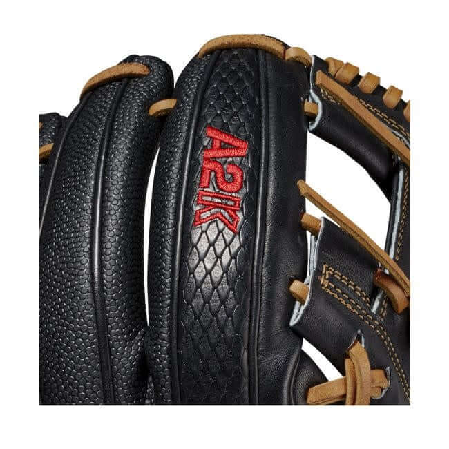 Wilson  A2K 1786 w/SuperSkin  (IF) 11.5 Black/Black SS/Saddle Tan