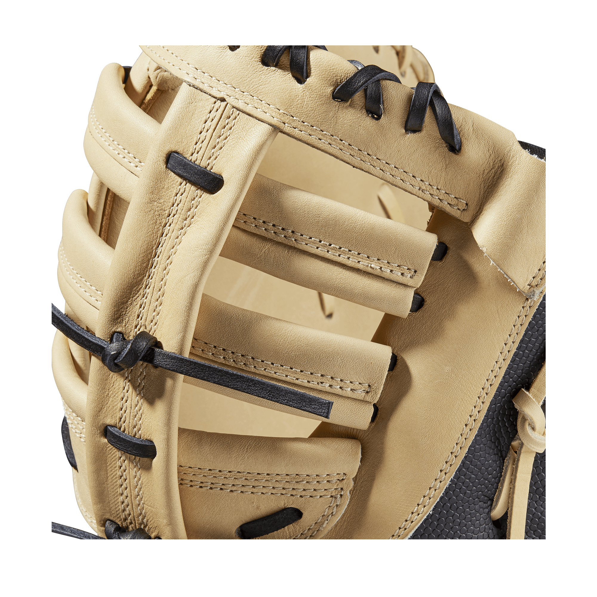 Wilson A2000 2820 SS 12.25 LHT First Base Mitt with Black SuperSkin and Blonde Pro Stock Leather
