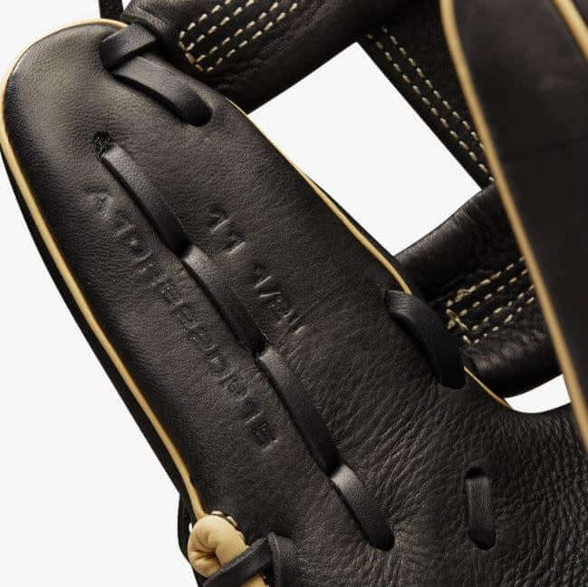 Wilson A1000 DP15 LHT 11.5 Black/Blonde/Tropical Blue Glove with H-Web