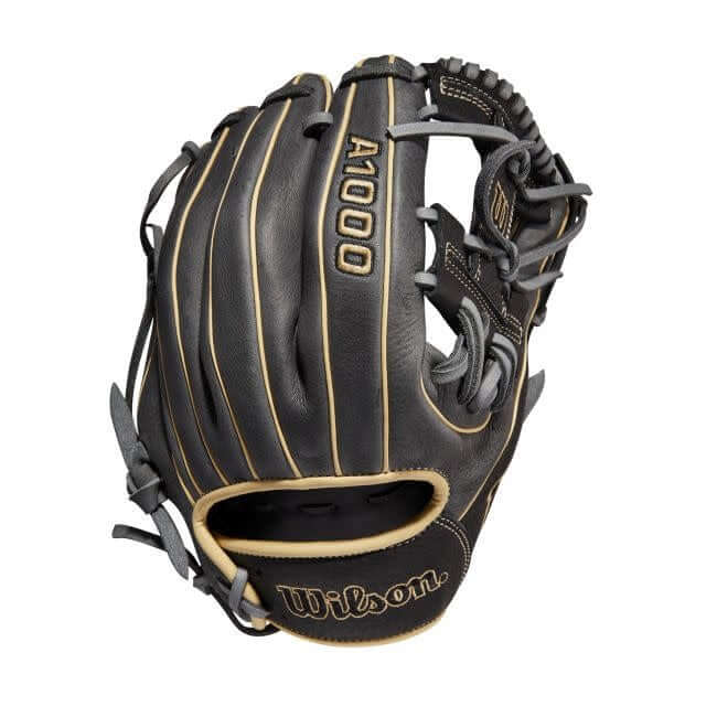 Wilson A1000 1786 11.5-inch grey, black, and blonde baseball glove