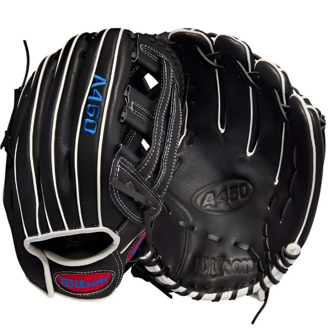 Wilson A450  Advisory Staff 12" LHT 12 Black/Black/ Red&Royal&White