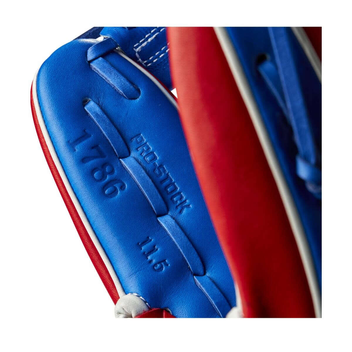 Dominican Republic flag on Wilson A2000 1786 Country Pride Series 11.5 Infield Glove.
