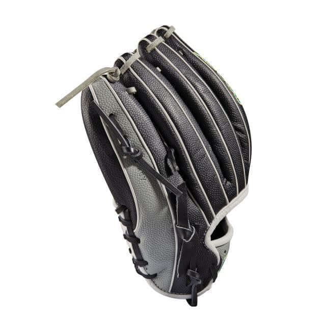Wilson A2000 SuperSkin 1786 baseball glove, 11.5, grey/black SS, lightweight and durable.