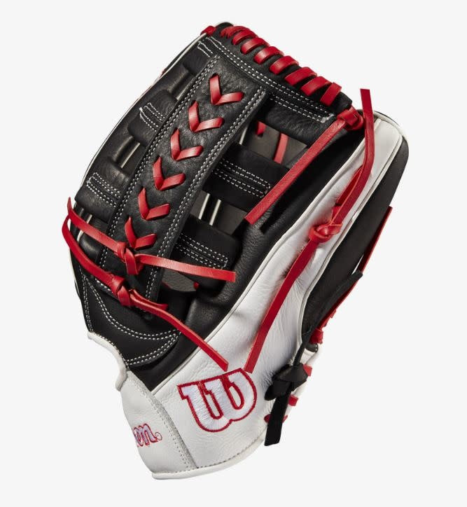 Wilson A1000  1892 w/Pedroia Fit  (OF) 12.25 Black/White/red