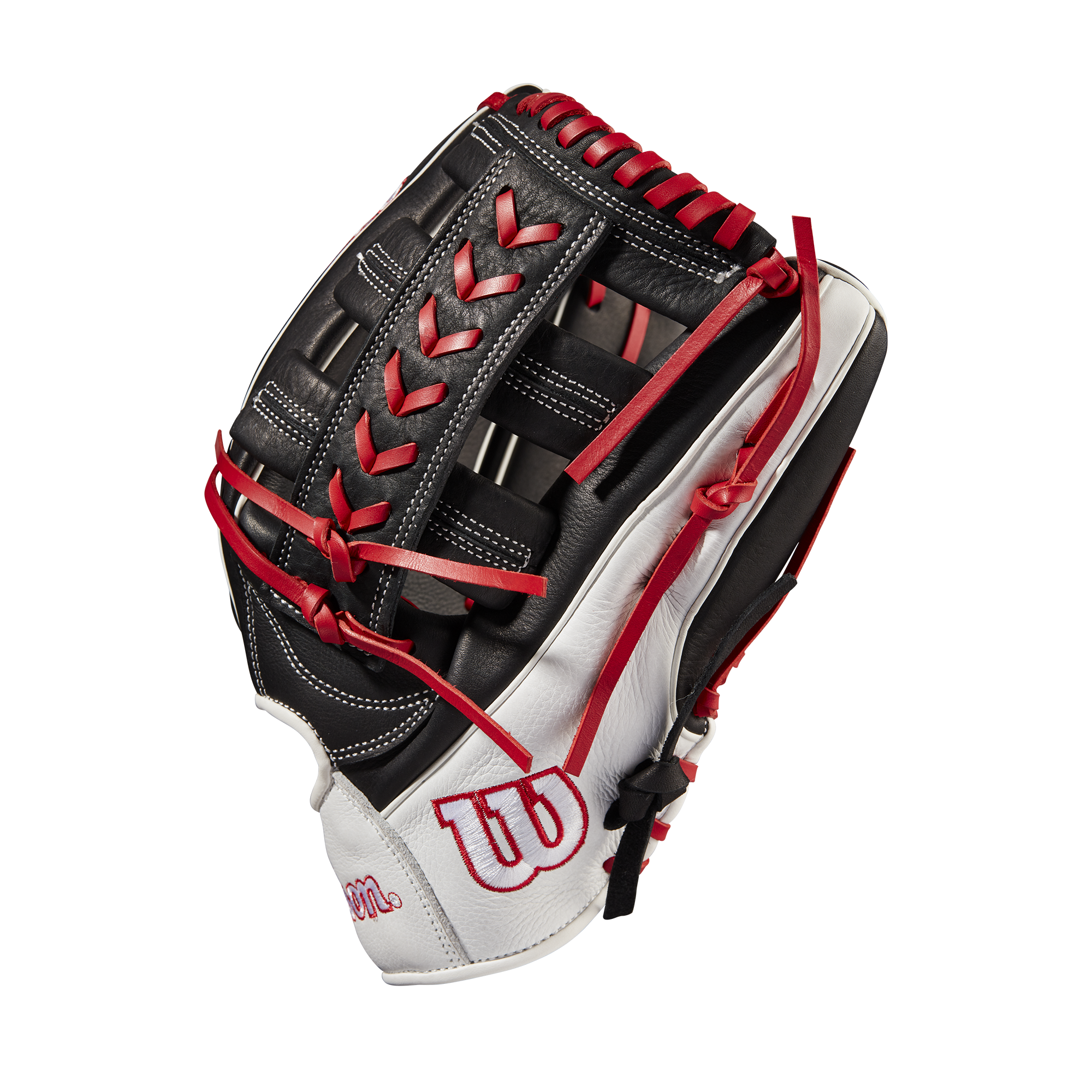 Wilson A1000  1892 w/Pedroia Fit  (OF) LHT 12.25 Black/White/red