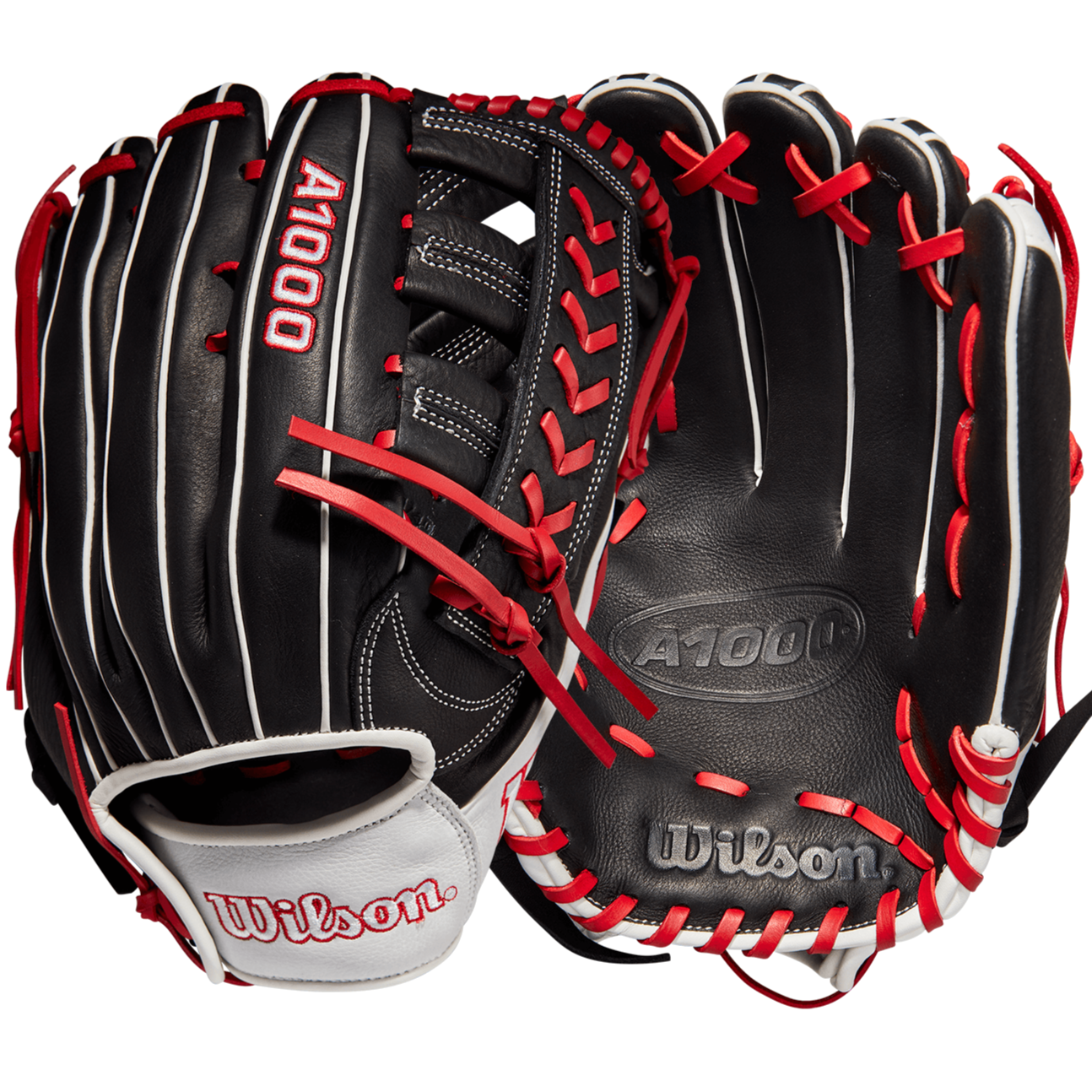 Wilson A1000  1892 w/Pedroia Fit  (OF) LHT 12.25 Black/White/red