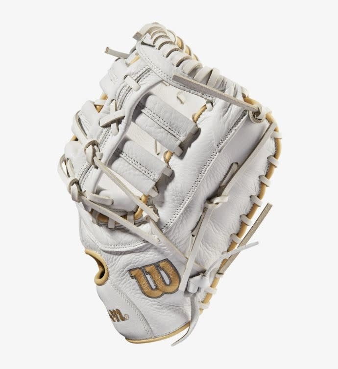 Wilson A1000  Fastpitch 1620 1B Mitt LHT 12.5 White/Blonde/Grey