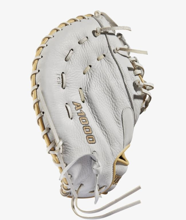 Wilson A1000  Fastpitch 1620 1B Mitt LHT 12.5 White/Blonde/Grey